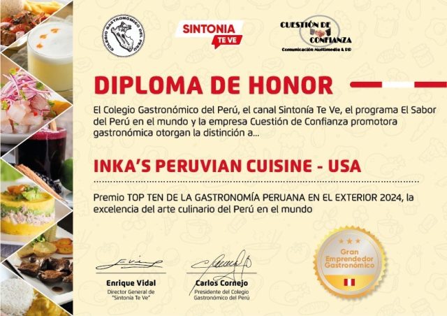 Inkas Peruvian Cuisine 12487e04-258e-458d-a9ce-410e173de783