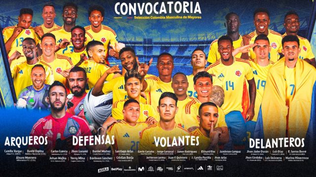 Convocatoria-fechas-13-y-14-1536x864 El técnico Néstor Lorenzo , dio a conocer los nombres de los convocados para las las fechas 13 y 14 de eliminatorias al Campeonato mundial FIFA 2026.