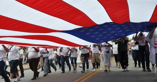 LULAC Bandera de USA