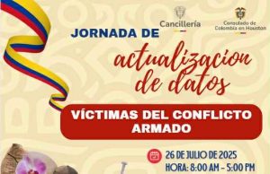 Jornada actualizar datos a “Victimas del Conflicto Armado en Colombia” en Consulado Móvil en Dallas