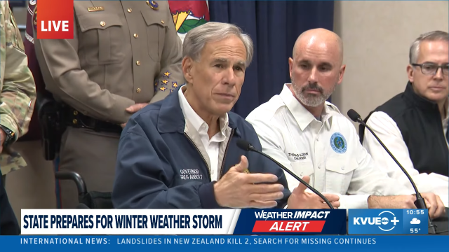 Greg Abbott Ola invernal 2026