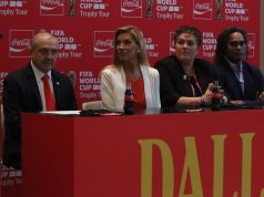 El Tour del Trofeo FIFA patrocinado por Coca Cola Southwest visitó la ciudad de Dallas