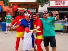 UN SAMURÁI, DOS CHAPULINES Y UN SOMBRERO DE CHARRO EN EL FIFA FAN FESTIVAL DALLAS