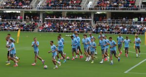 Primer entrenamiento de República Checa en Dallas para jugar contra Corea del Sur el 11 de junio en Estadio de Guadalajara