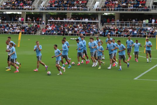 Primer entrenamiento de República Checa en Dallas para jugar contra Corea del Sur el 11 de junio en Estadio de Guadalajara