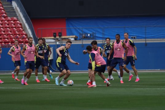 Selección de Suecia realizó entrenamiento en Toyota Stadium de Frisco, Texas