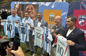 FC Dallas dio la Bienvenida a Delegación de la Asociación de Futbol de Argentina AFA y al Ex Portero Sergio Goicochea