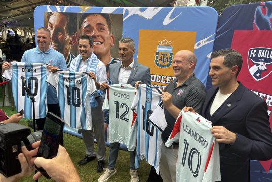 FC Dallas dio la Bienvenida a Delegación de la Asociación de Futbol de Argentina AFA y al Ex Portero Sergio Goicochea